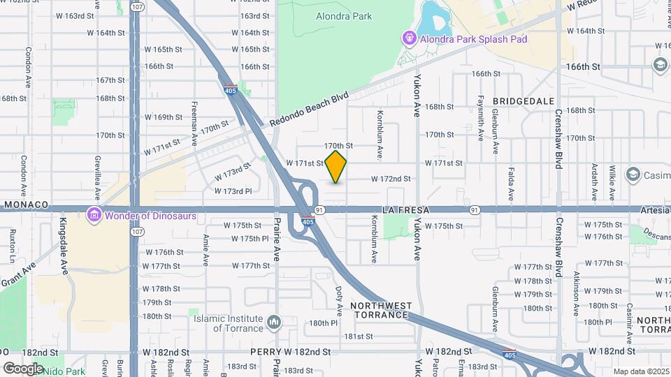 3813 W 173rd St Map and Location Details