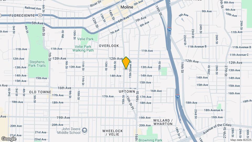 1316 15th St Map and Location Details