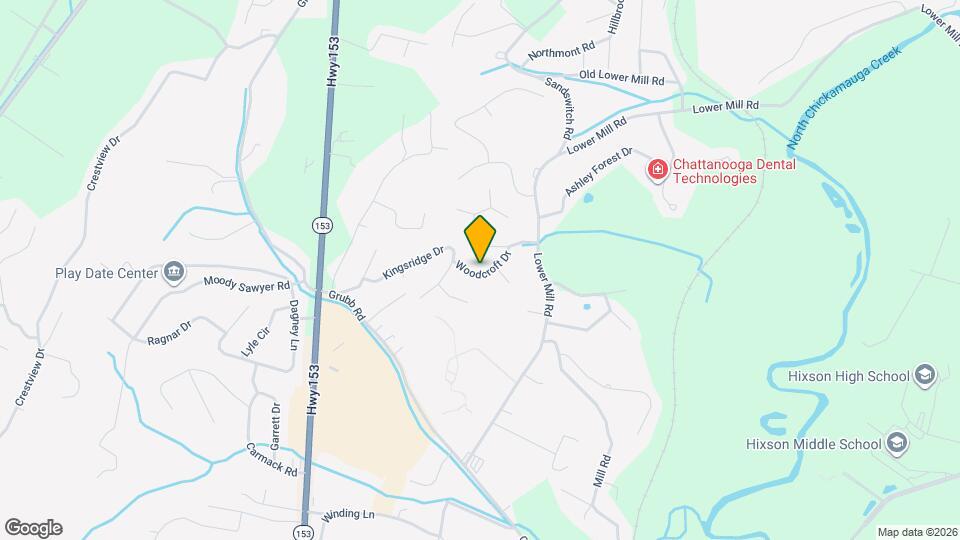 513 Woodcroft Dr Map and Location Details