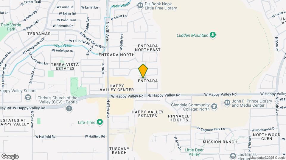 6410 W Hackamore Dr Mapa y Detalles de la Ubicación
