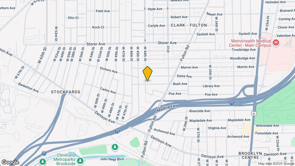 4322 Bush Ave Map and Location Details