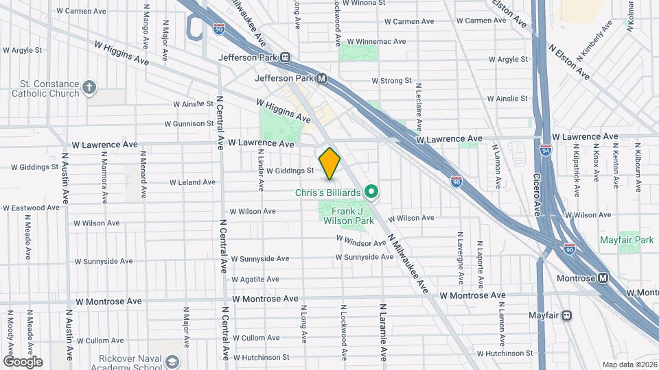 5314 W Leland Ave Map and Location Details