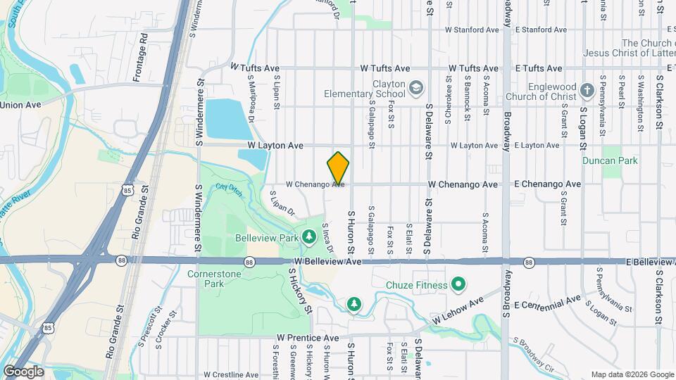850 W Chenango Ave Map and Location Details