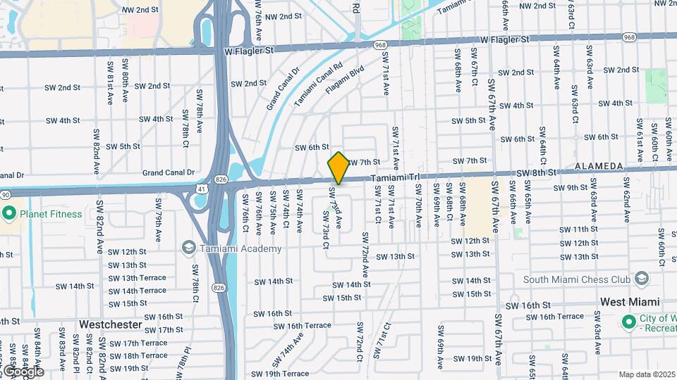 7281 SW 9th St Map and Location Details