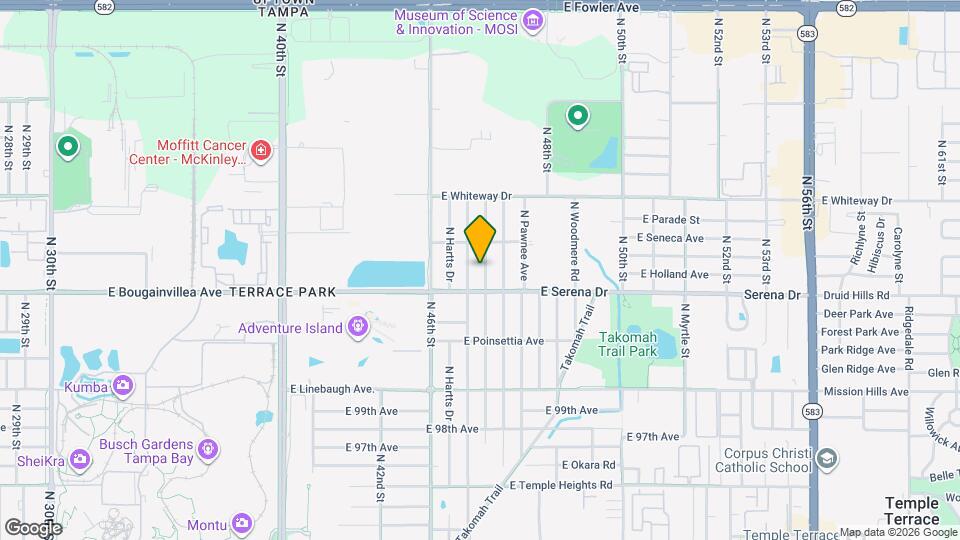 10410 N Ojus Dr Map and Location Details