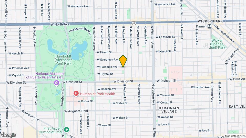 2601 W Potomac Ave Map and Location Details