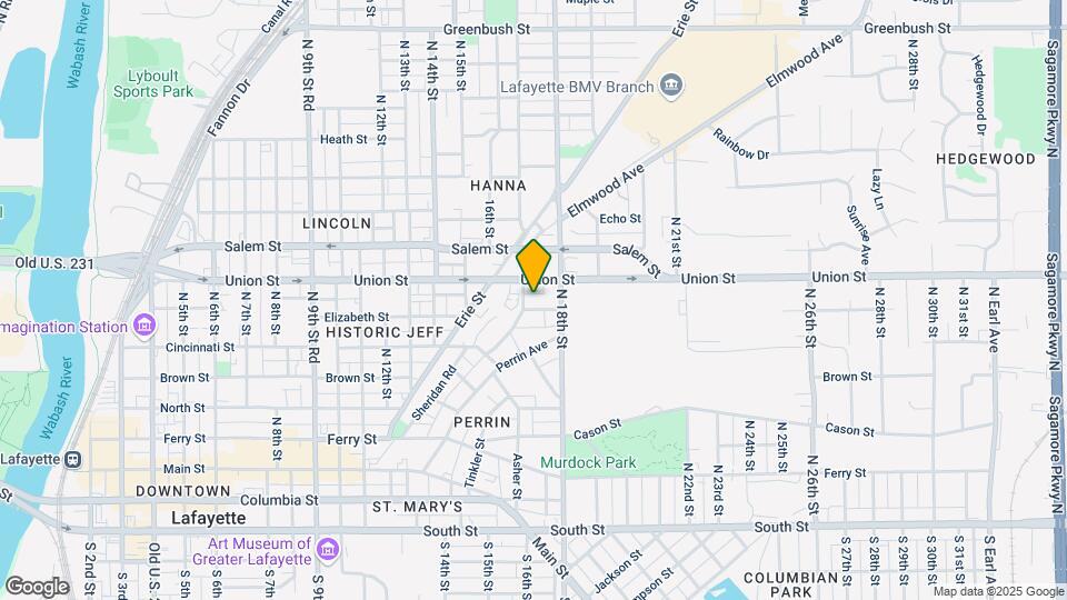 1708 Rainey St Map and Location Details