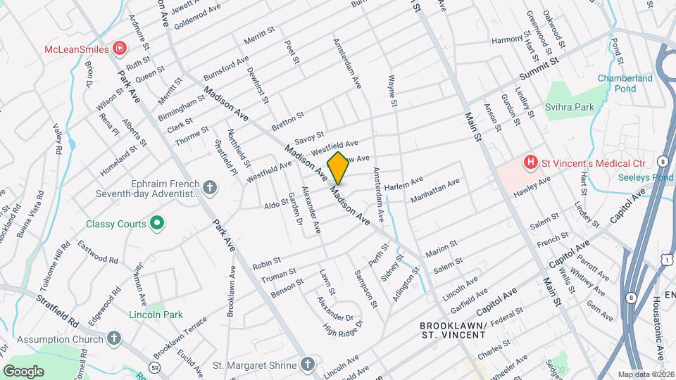 1584 Madison Ave Map and Location Details