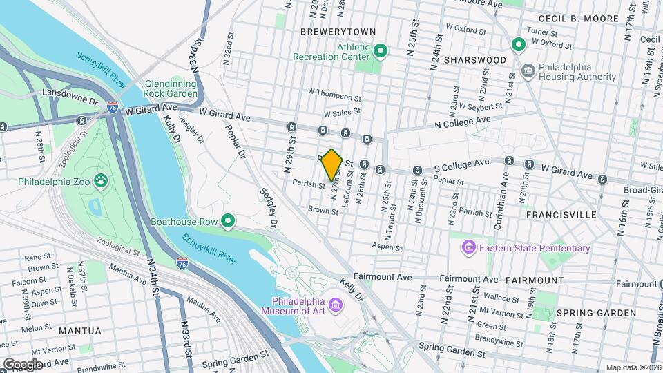 846 N 27th St Map and Location Details