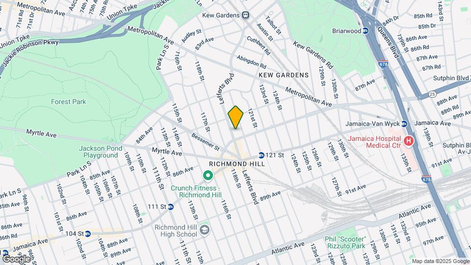 8537 Lefferts Blvd Mapa y Detalles de la Ubicación