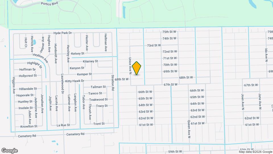 3508 68th St W Map and Location Details