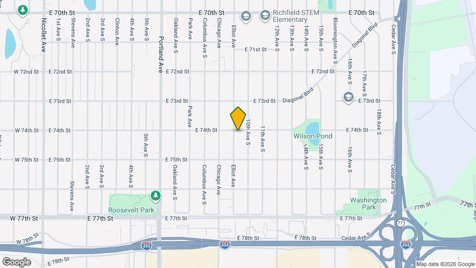 7401 Elliot Ave Map and Location Details