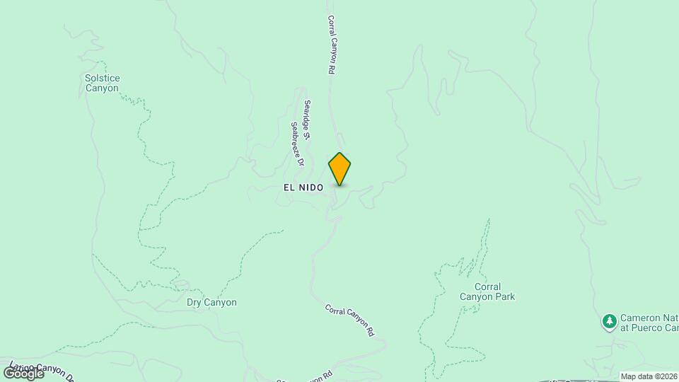 3020 Corral Canyon Rd Map and Location Details