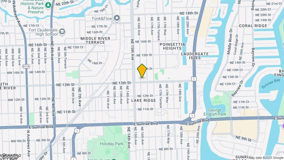 1304 NE 16th Ave Map and Location Details