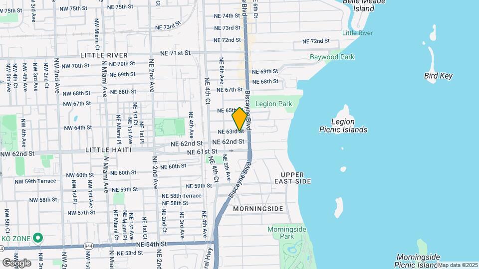570 NE 63rd St Map and Location Details