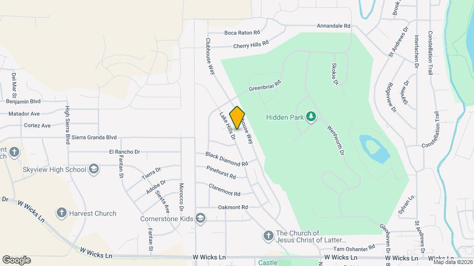 2025 Lake Hills Dr Map and Location Details