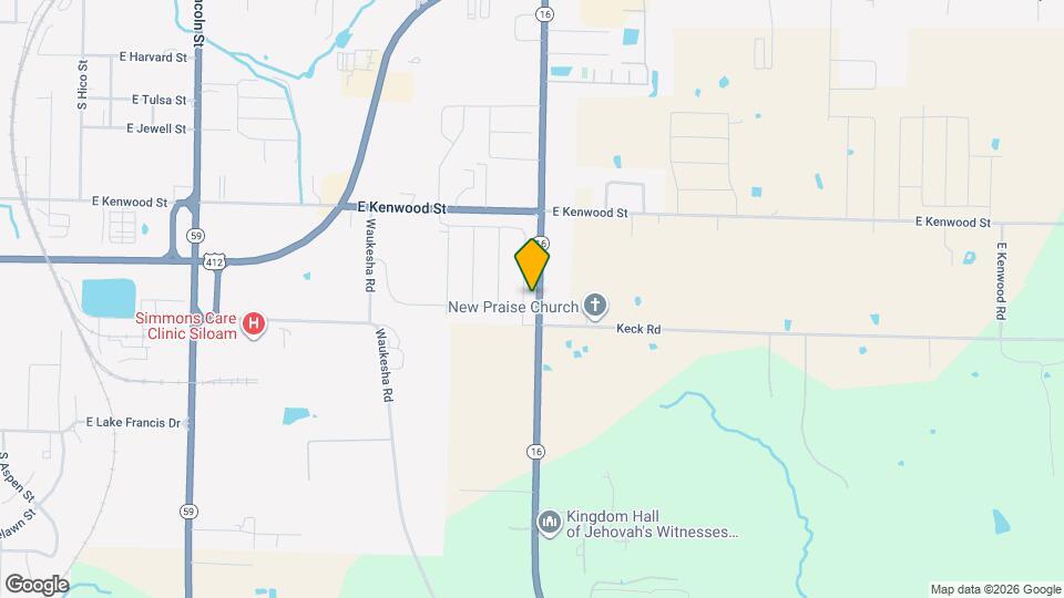 2613 S Silver St Map and Location Details