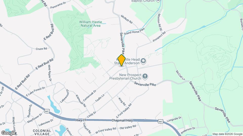 805 Centeroak Dr Map and Location Details