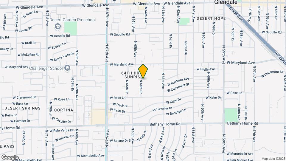 6329 N 64th Dr Map and Location Details