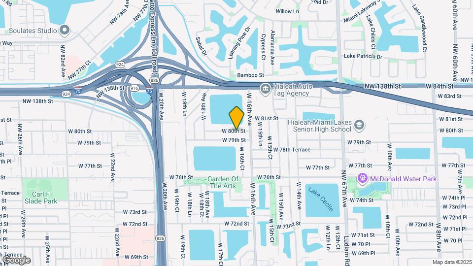 1656 W 80th St Map and Location Details