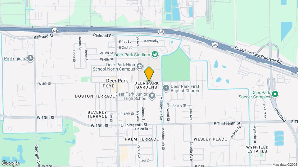 Deer Park Apts. Map and Location Details