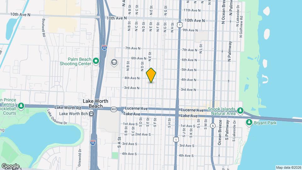 312 N E St Mapa y Detalles de la Ubicación