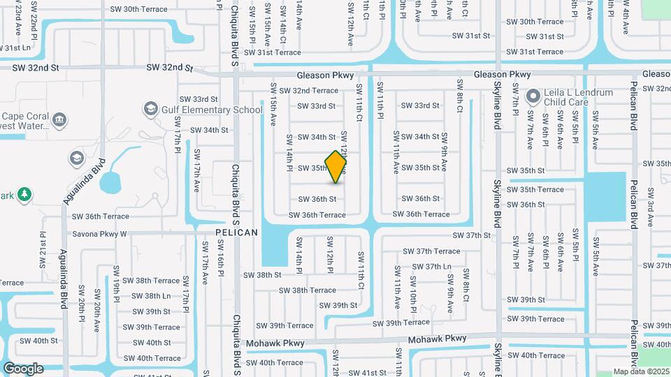 1208 SW 35th Terrace Map and Location Details