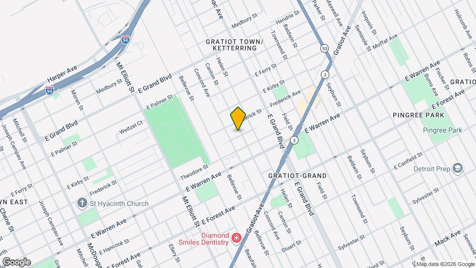 5205 Canton St Map and Location Details