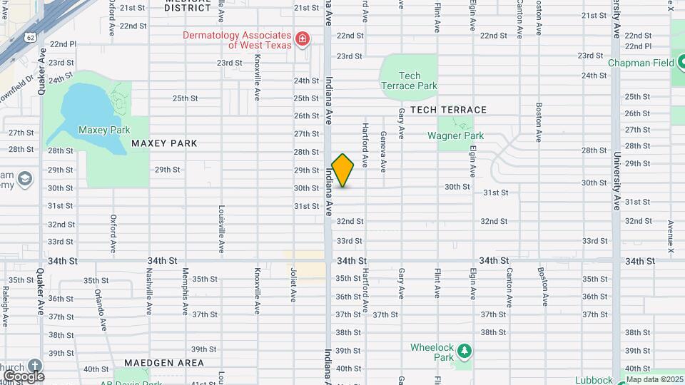 3313 30th St Map and Location Details