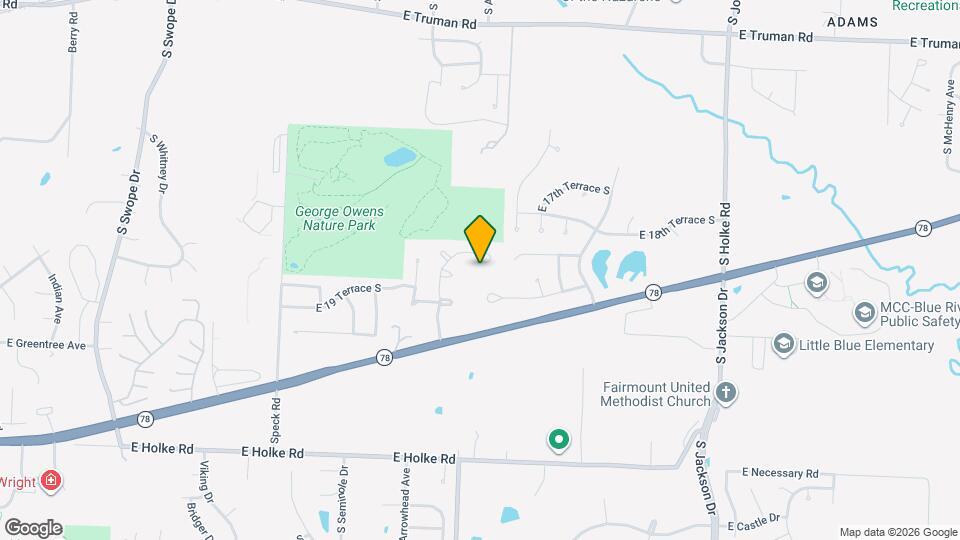 1909-1911 E Susquehanna Dr Map and Location Details