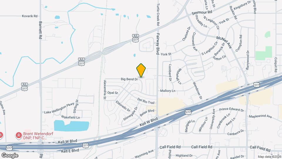 4814 Big Bend Dr Map and Location Details