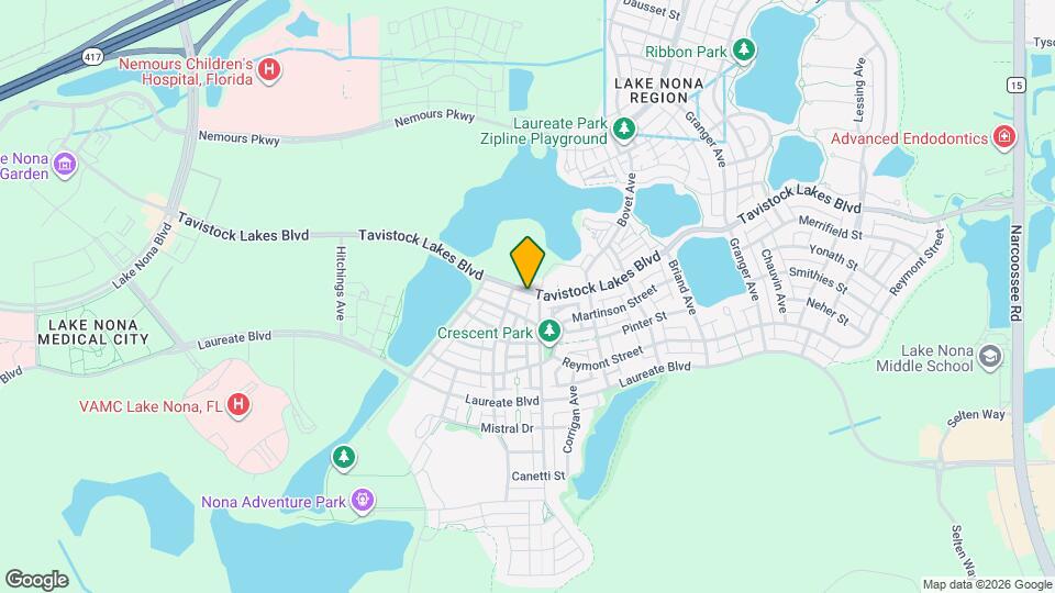 8250 Tavistock Lakes Blvd Map and Location Details