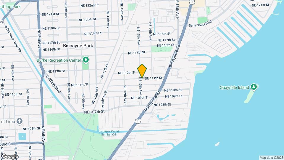 1300 NE 111th St Map and Location Details