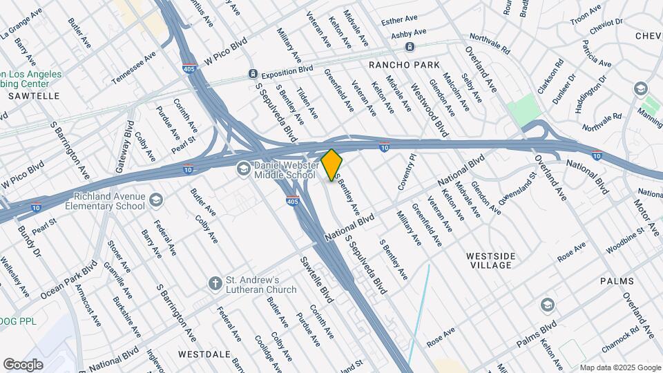2820 S Sepulveda Blvd Mapa y Detalles de la Ubicación