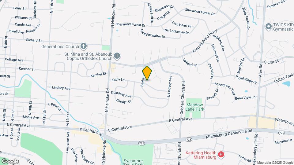 1805 Kathy Ln Map and Location Details