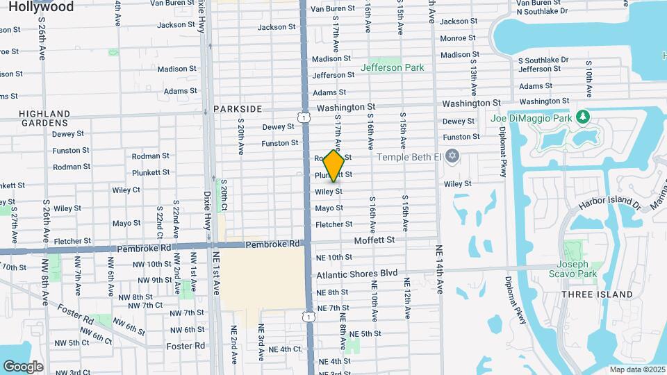 1715 Wiley St Map and Location Details