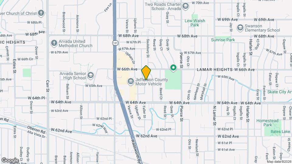 6542 Teller St Map and Location Details