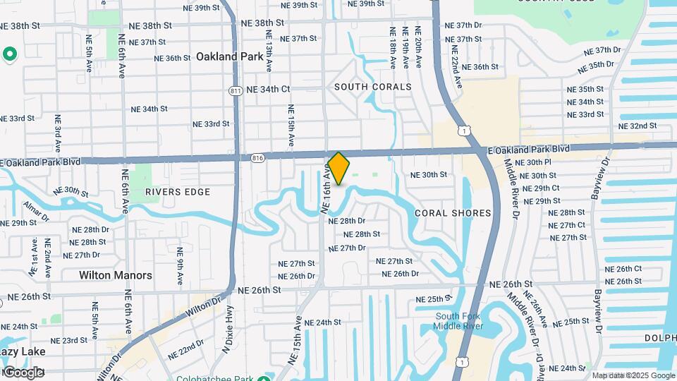 3020 NE 16th Ave, Unit 103 Map and Location Details