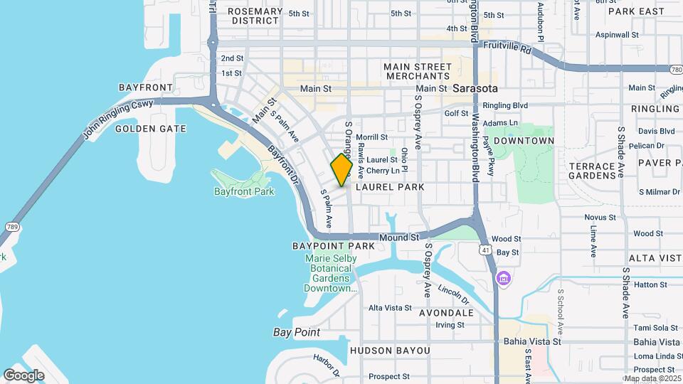 1542 Oak St Map and Location Details