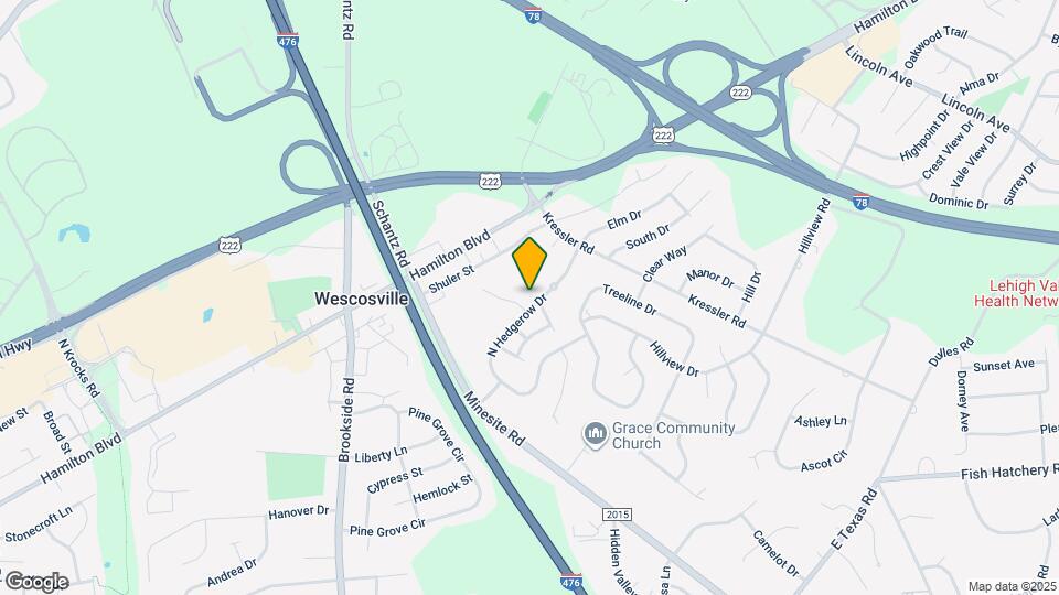 4531 N Hedgerow Dr Map and Location Details