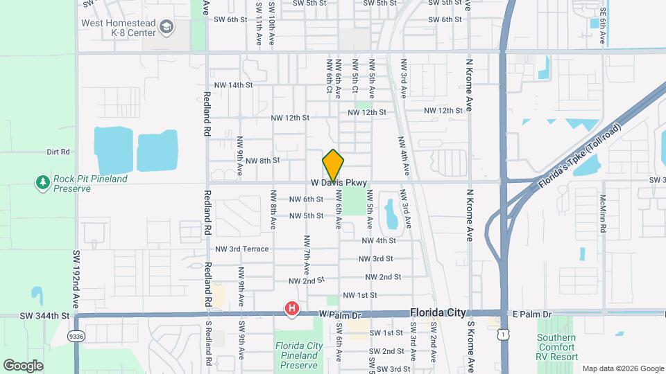 605 W Davis Pkwy Mapa y Detalles de la Ubicación