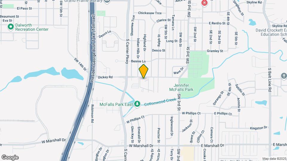 Cottonwood Park Village Map and Location Details