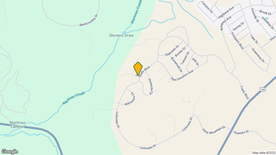 1223 Trails Blvd Map and Location Details