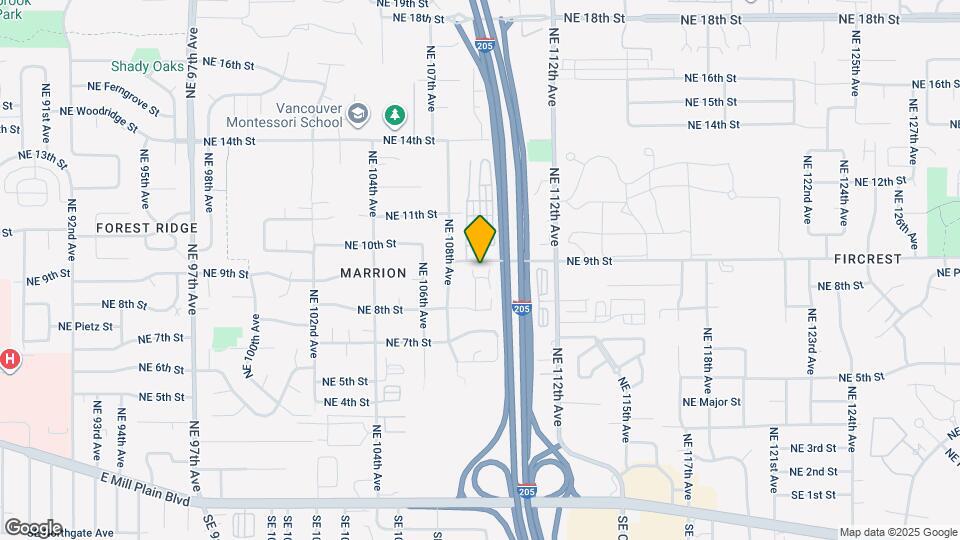 836 NE 109th Ct Map and Location Details