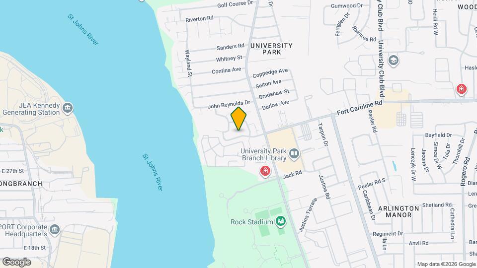 5449 Fort Caroline Rd Map and Location Details