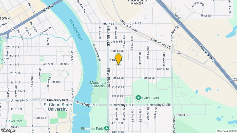 1124 8th Ave SE Map and Location Details