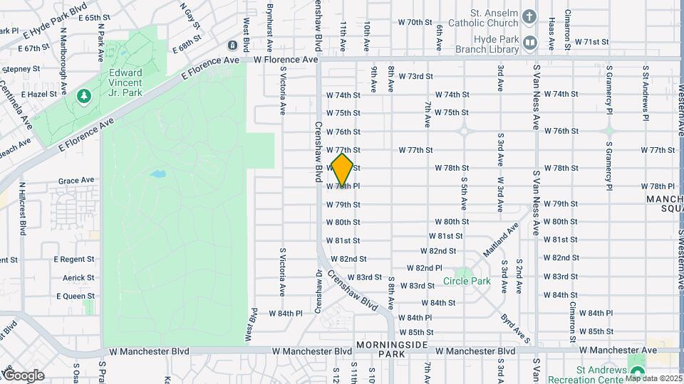 3220 W 78th Pl Mapa y Detalles de la Ubicación