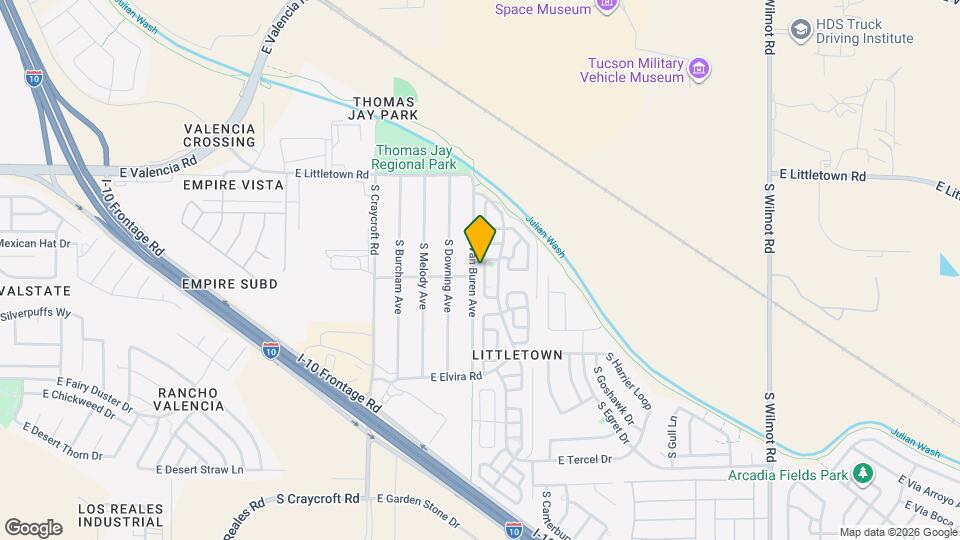 6694 S Avenida Santa Carolina Map and Location Details