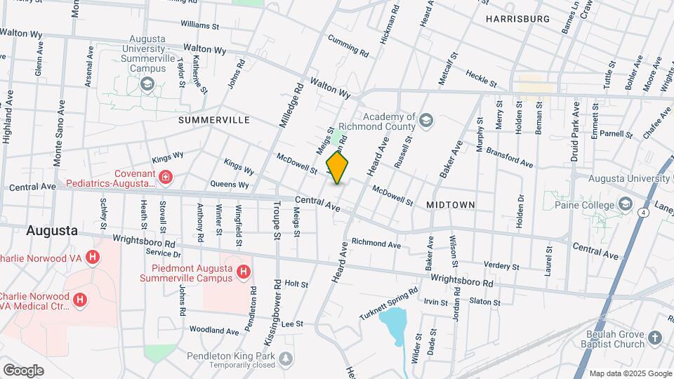 1117 Cobb St Mapa y Detalles de la Ubicación