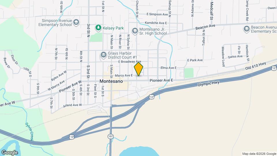 404 Pioneer Ave E Map and Location Details